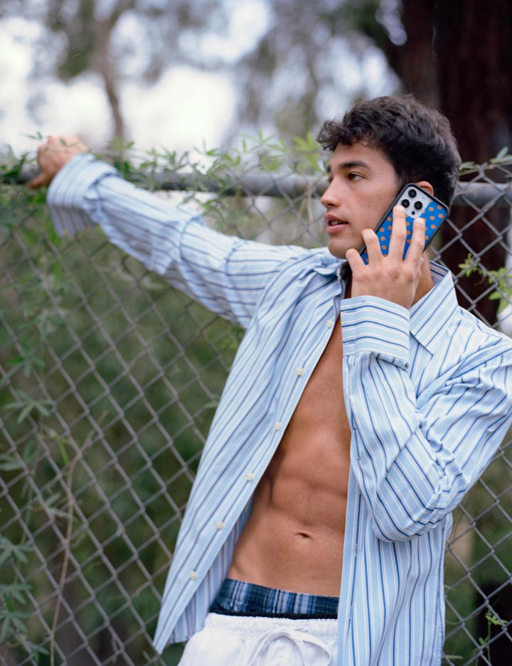 藍橙波卡點 Polka Dot | Blue and Orange 手機殼