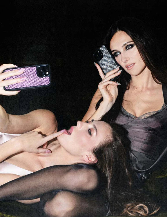 Rhinestone White Phone Case (Shining Series)