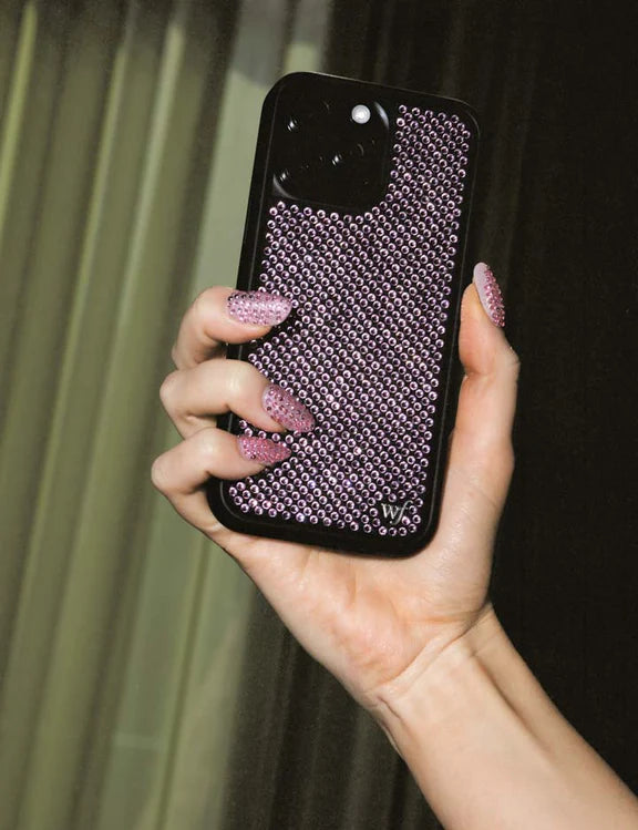 Shimmering Series - Rhinestone Pink Phone Case