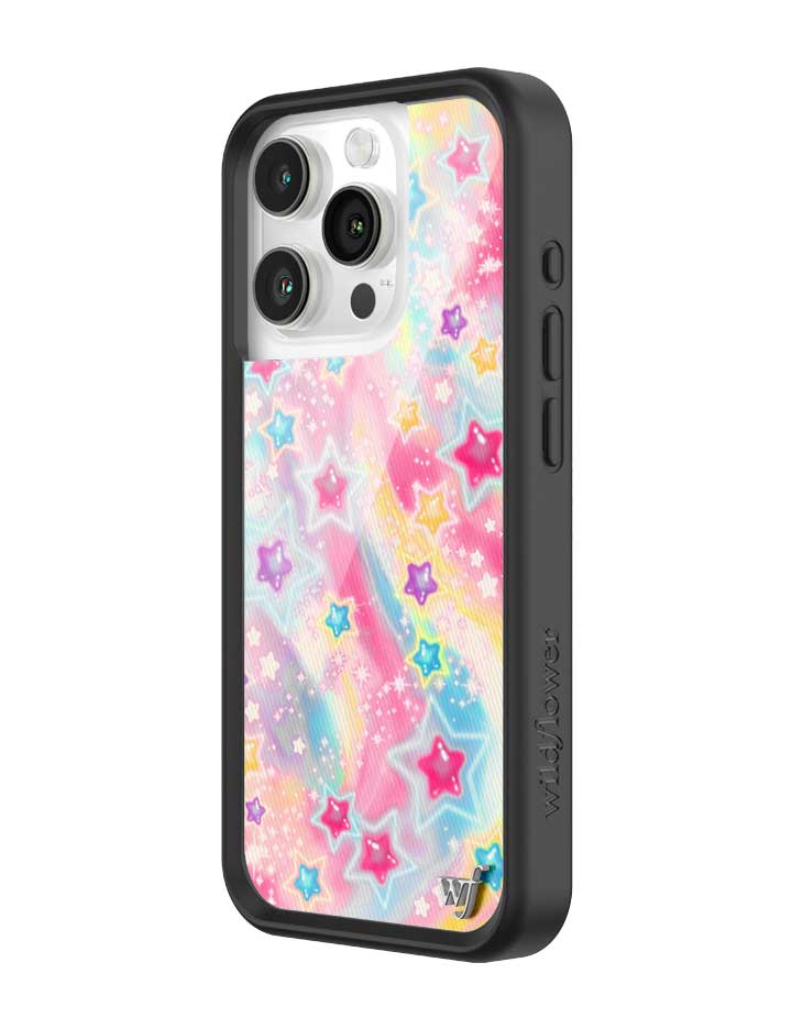 Wildflower iPhone case 15 Pro Miranda Rae Pink Hair