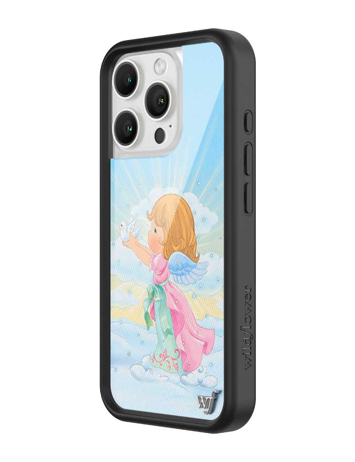 Wildflower iPhone case 16 Pro Precious Moments Angel Sweet Blue