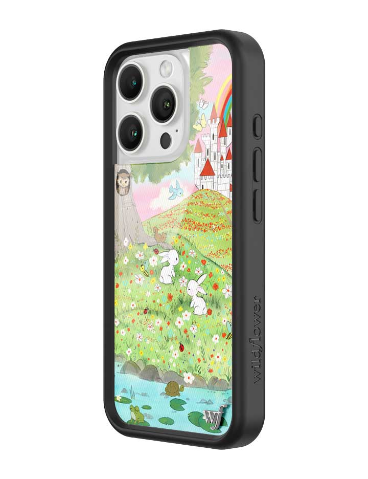Wildflower iPhone case 16 Pro Fairytale Storybook Castle Animals