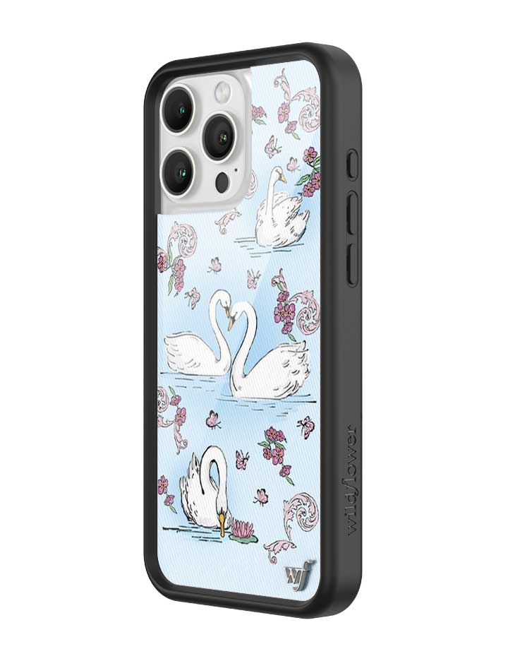 Wildflower Swan Lake iPhone 16 Pro Max Case