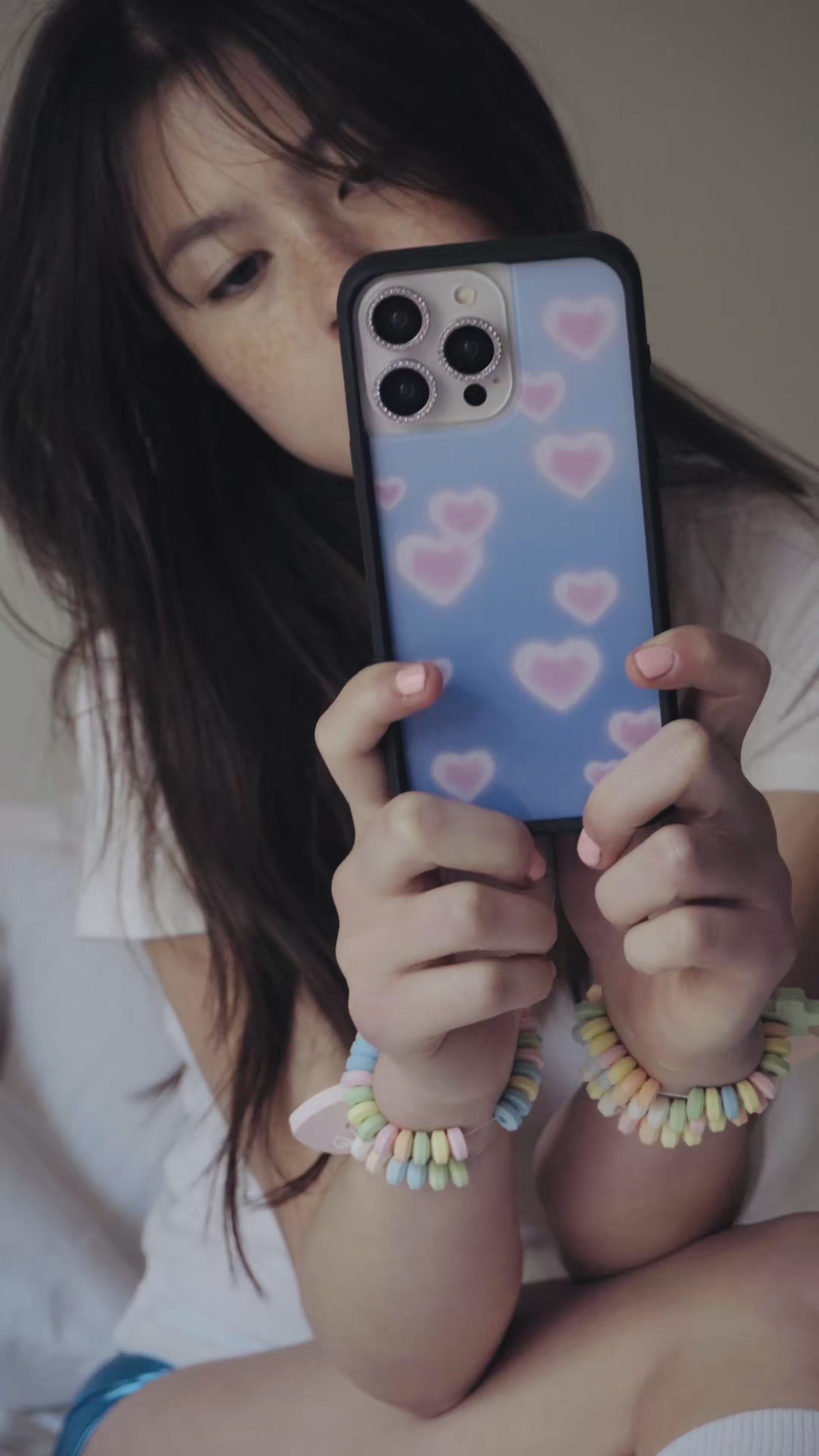 Dreamy Hearts iPhone Case