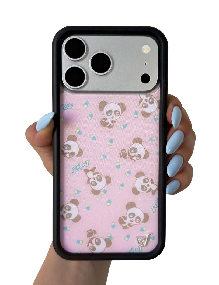 Panda AW X WF Co-branded Silicone Drop-resistant Phone Case