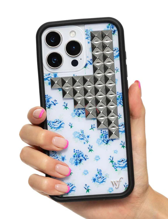Forget Me Not Floral Stud Phone Case 