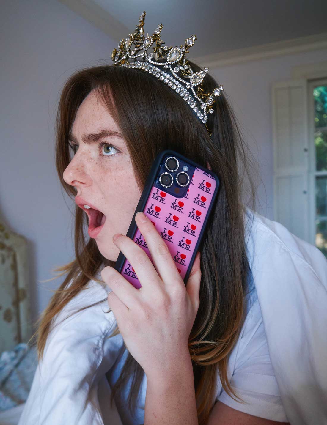 Love Yourself Ashley Williams I Heart Me Silicone Anti-Fall Phone