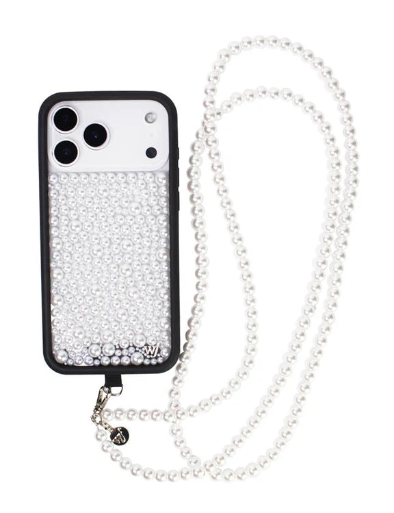 Pearl Series - Starry White Phone Strap