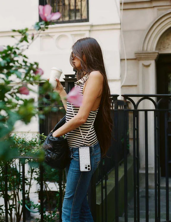 Pearl Series - Starry White Phone Strap