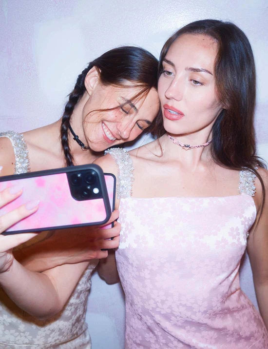 Sandy Liang - Starry Plaid co-branded phone case