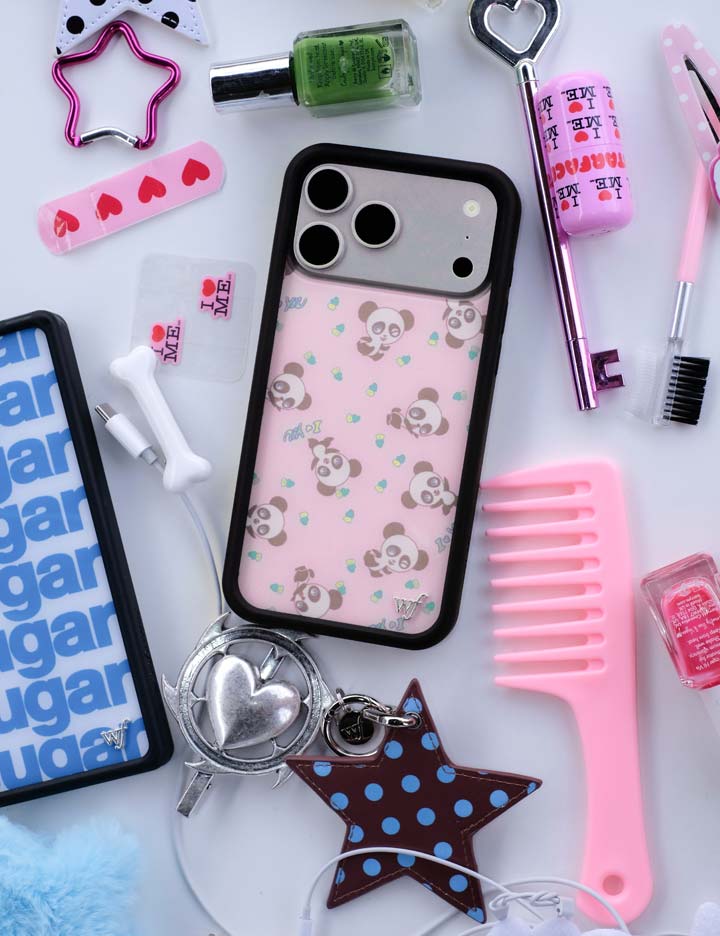 Panda AW X WF Co-branded Silicone Drop-resistant Phone Case