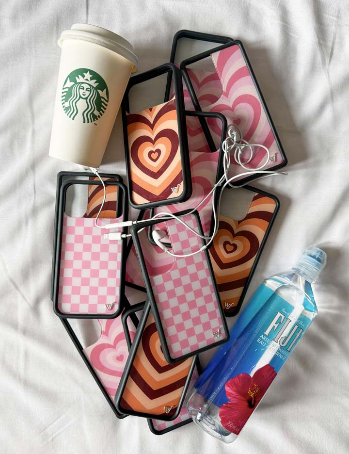 玫瑰拿鐵愛心 Rose Latte Love 手機殼