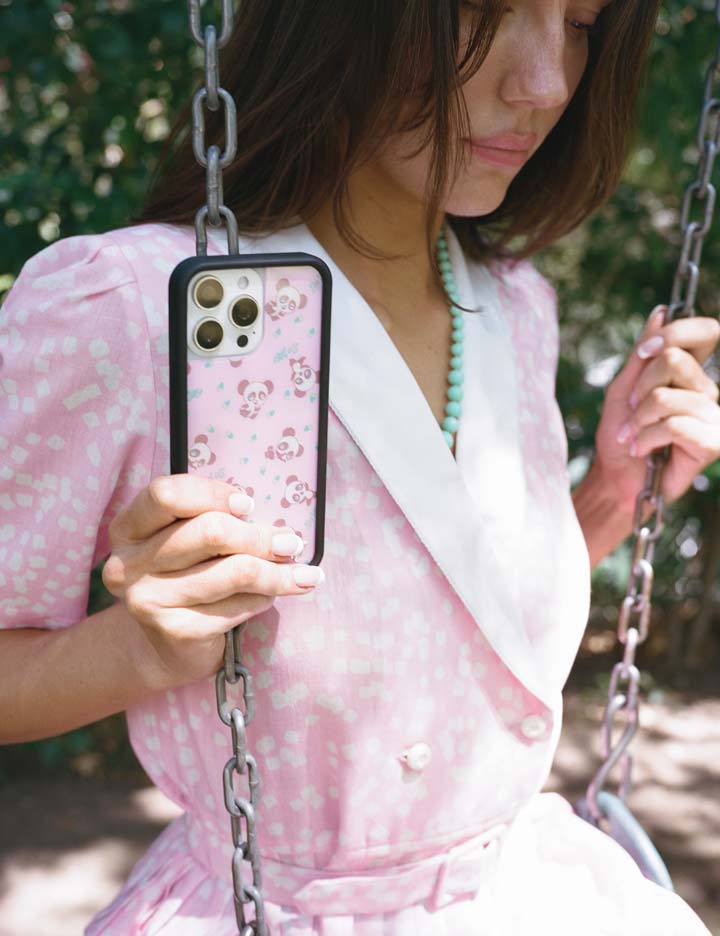 Panda AW X WF Co-branded Silicone Drop-resistant Phone Case