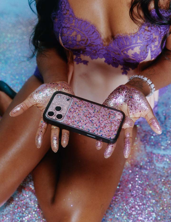 Justine Skye Rhinestone 聯名款 手機殼