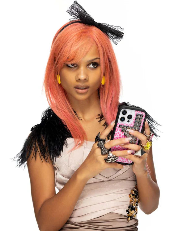 粉色貓咪 龐克系列 Pink Meow Stud 手機殼