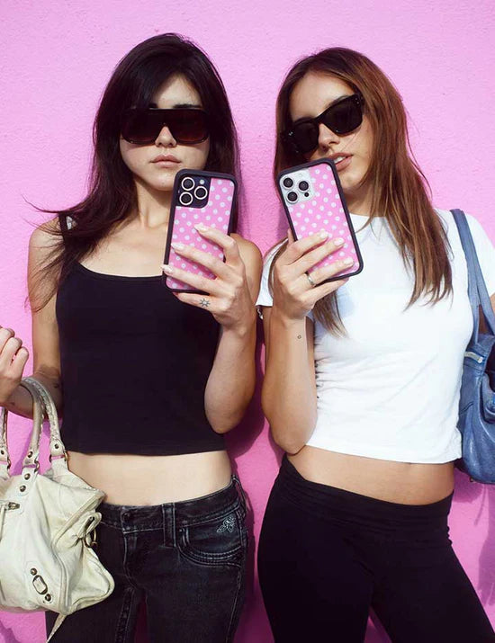 Pink Polka Dots Phone Case
