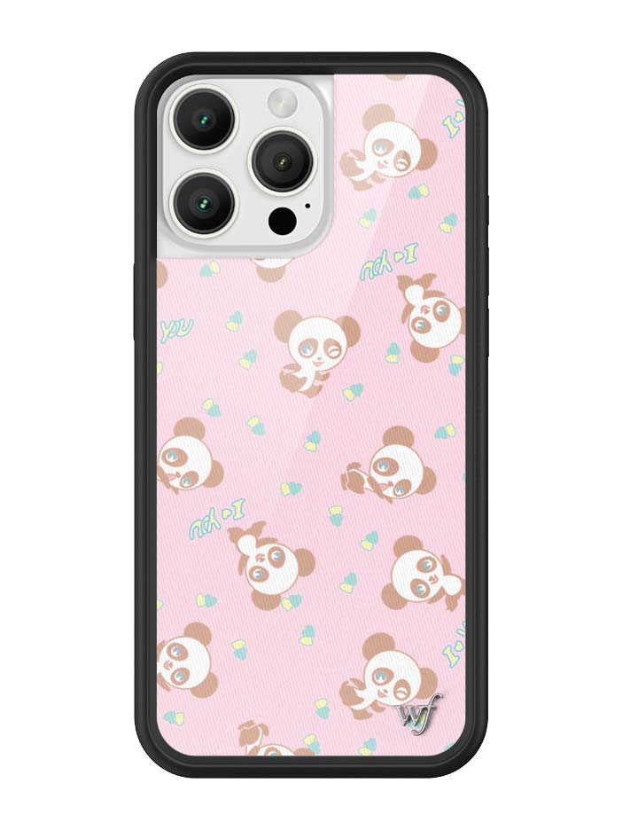 iPhoneアクセサリー wildflower Ashley Williams Panda 16pro Panda AW X WF Co-branded Silicone Drop-resistant Phone Case