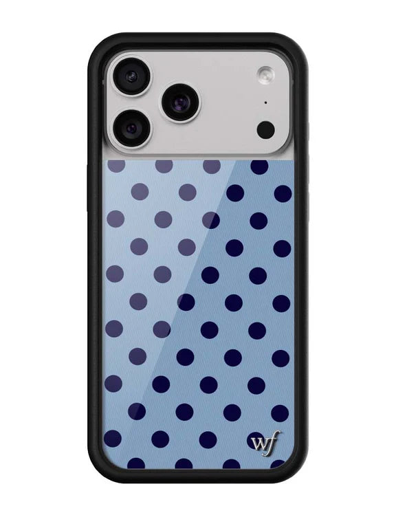 藍色波卡點 Polka Dots Blue | Blue 手機殼