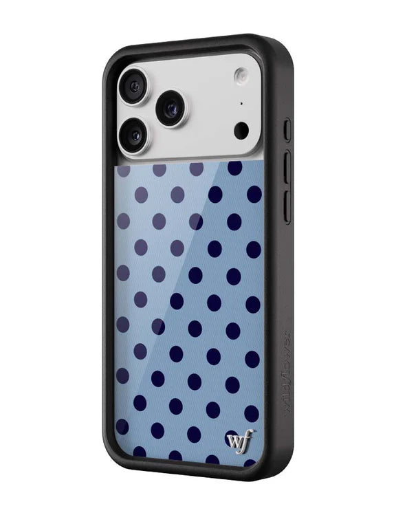 藍色波卡點 Polka Dots Blue | Blue 手機殼