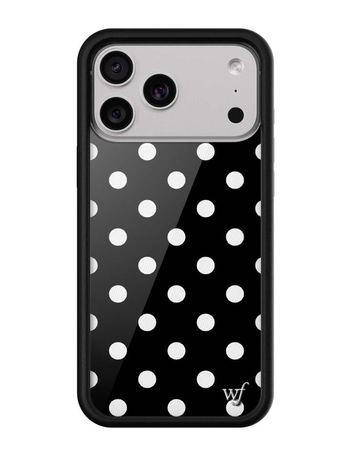 黑色波卡點 Polka Dot | Black and White 手機殼