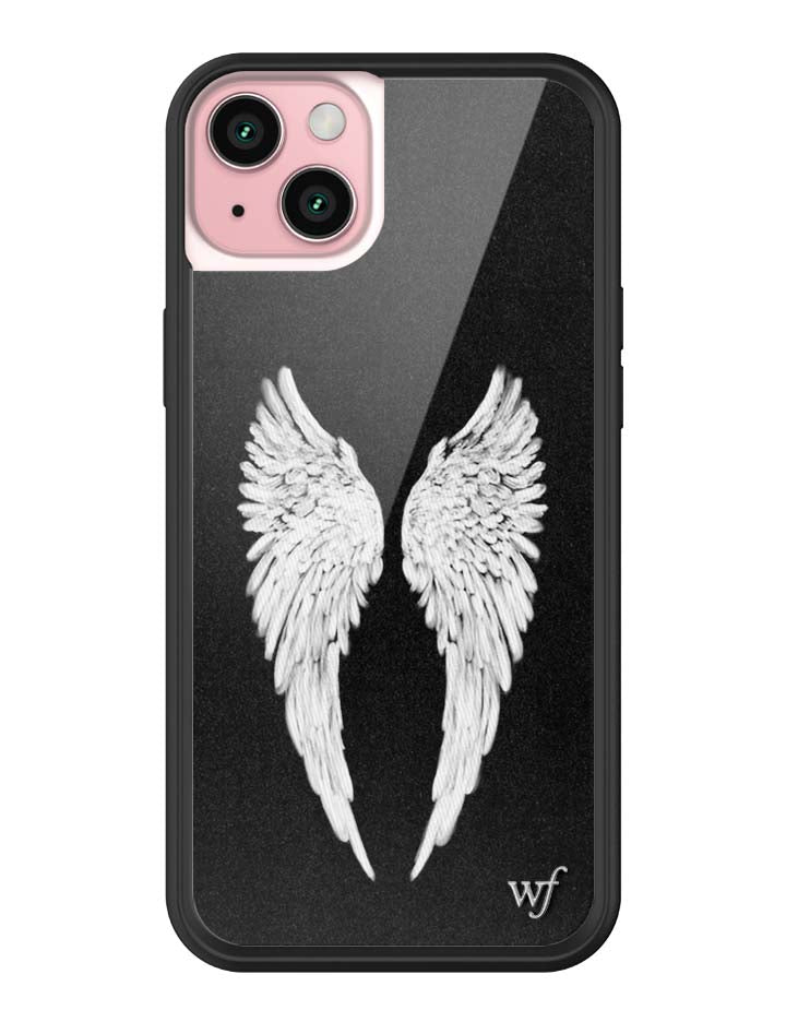 天使羽夢 | Black Angel Baby | シリコン耐衝撃スマホケース | 欧米風