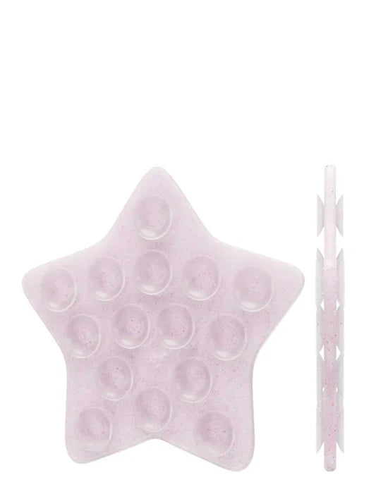 Five-pointed star suction cup holder Glitter Star Stickeez