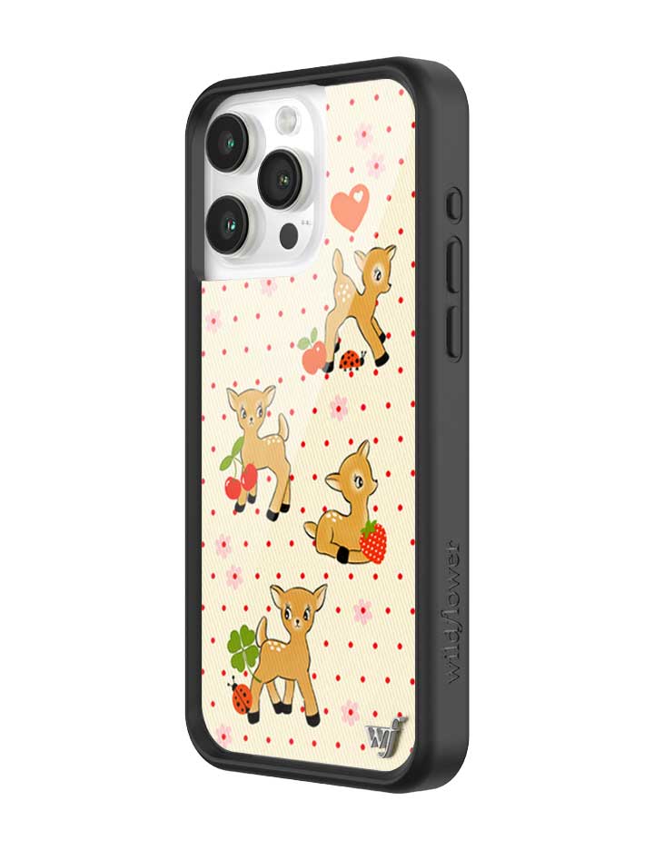 Wildflower iPhone case 15 Pro Max Oh Deer Animals Cute
