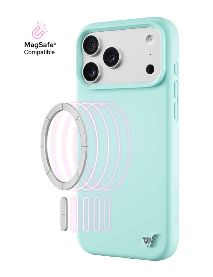 MagSafe 冰川藍 磁吸矽膠手機殼
