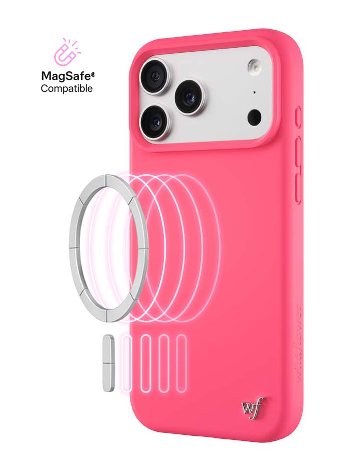 MagSafe 甜心粉 磁吸矽膠手機殼