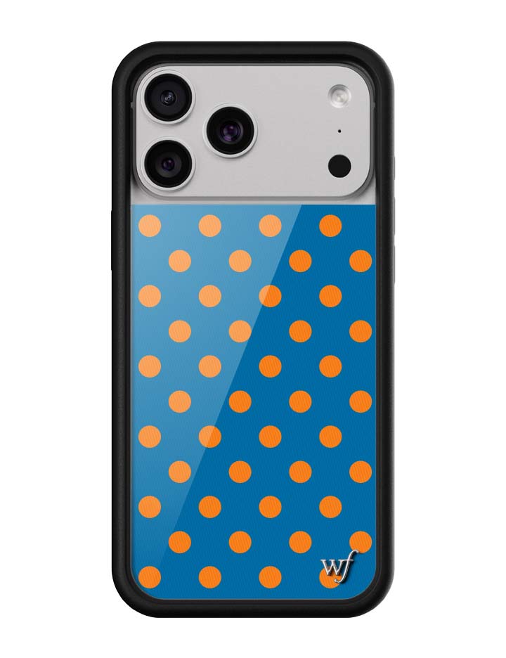 藍橙波卡點 Polka Dot | Blue and Orange 手機殼