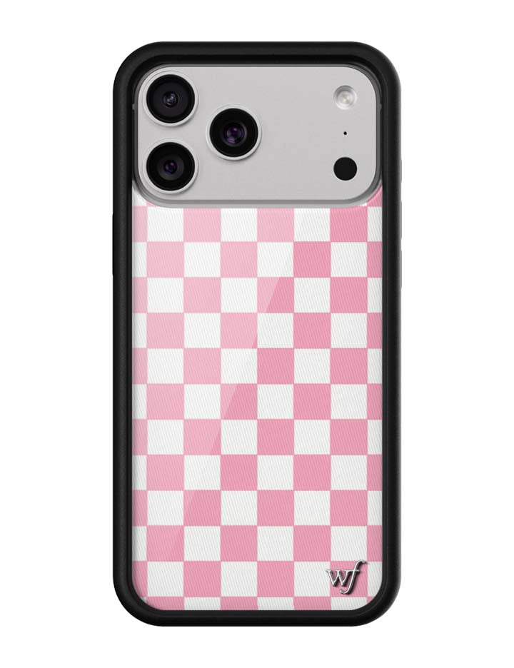 粉色棋格 Pink Checkers 手機殼