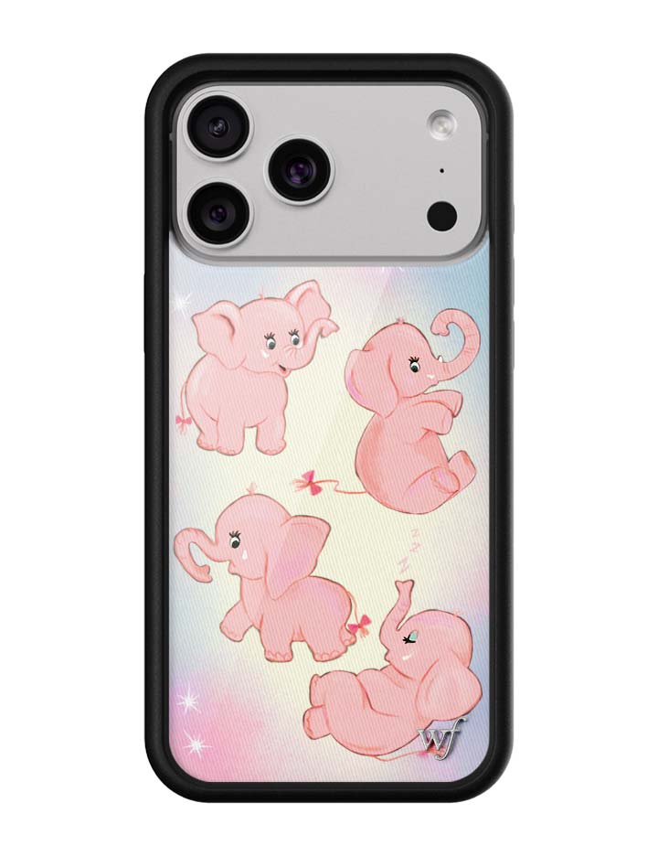Pink Rose (White Background) Pink Posie Rosie iPhone Silicone Drop