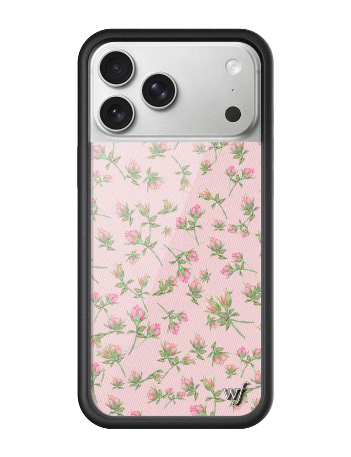 Pink rose (pink base) Baby Pink Posie Rosie phone case
