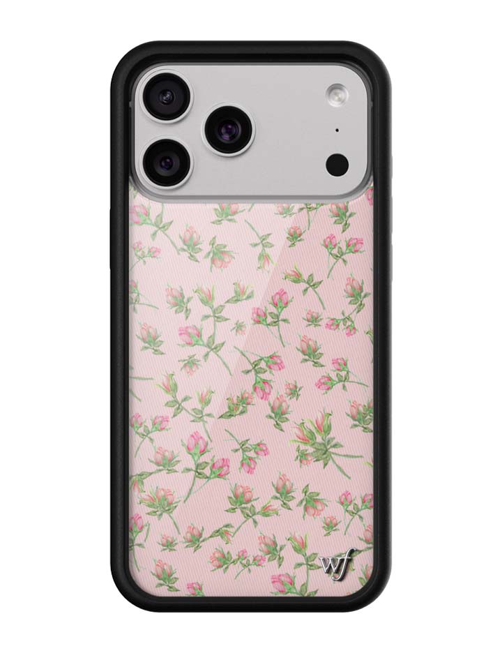 Pink rose (pink base) Baby Pink Posie Rosie phone case