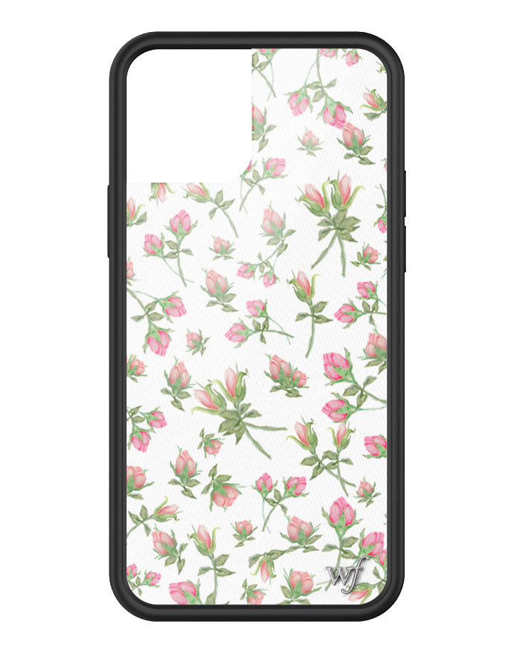 Pink Rose (White Background) Pink Posie Rosie Phone Case