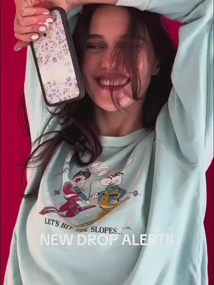 Lilac and Blue Floral iPhone Case