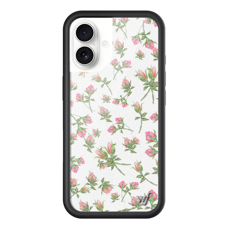 Pink Rose (White Background) Pink Posie Rosie Phone Case
