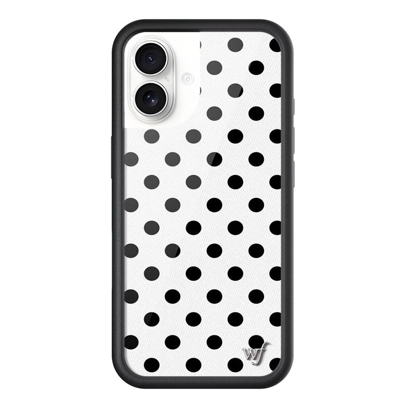黑白波卡點 Polka Dot | White and Black 手機殼