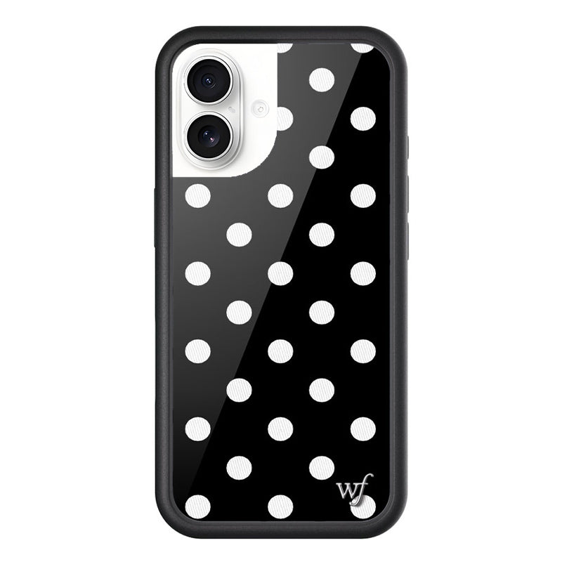 黑色波卡點 Polka Dot | Black and White 手機殼