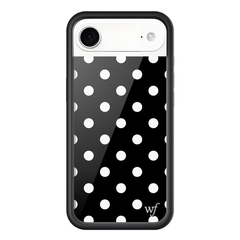 黑色波卡點 Polka Dot | Black and White 手機殼